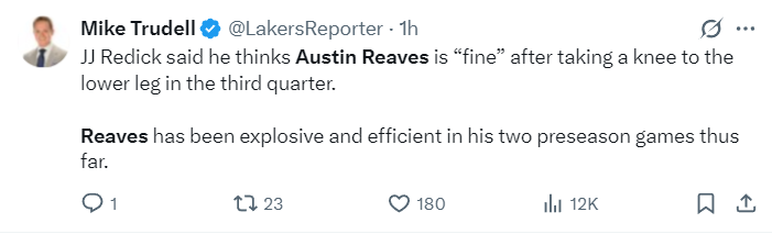 里夫斯出战, 被湖人交易, 里夫斯又回